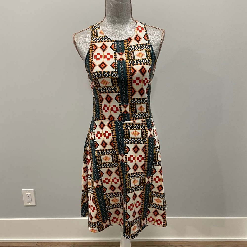 Colorful Pattern Dress
